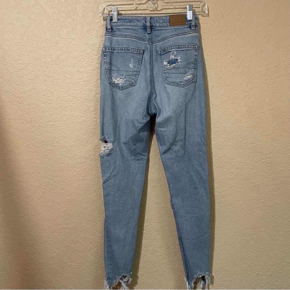 American eagle distressed straight leg